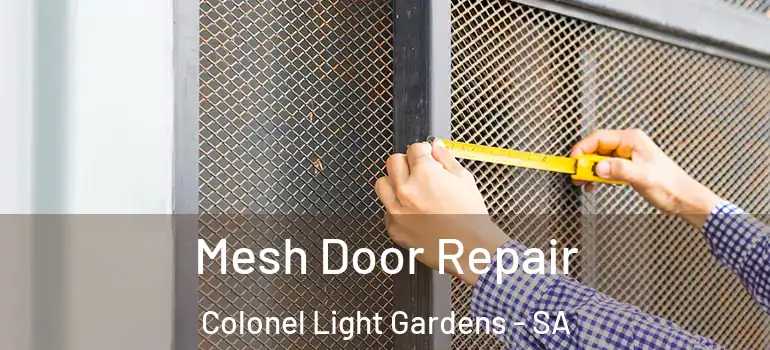 Mesh Door Repair Colonel Light Gardens - SA