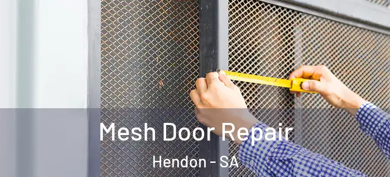 Mesh Door Repair Hendon - SA