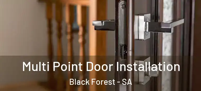 Multi Point Door Installation Black Forest - SA