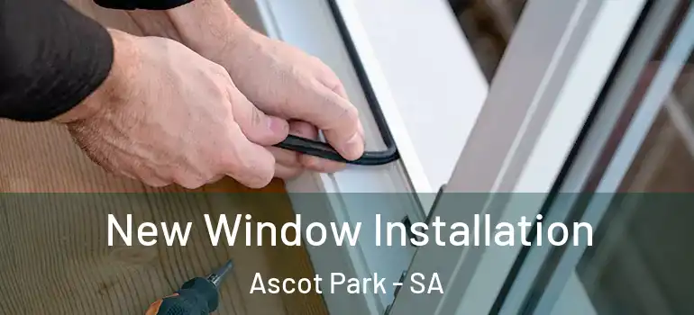 New Window Installation Ascot Park - SA