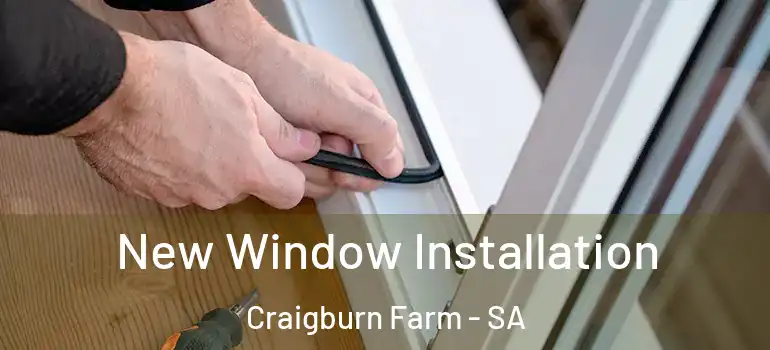  New Window Installation Craigburn Farm - SA