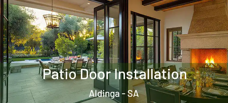 Patio Door Installation Aldinga - SA