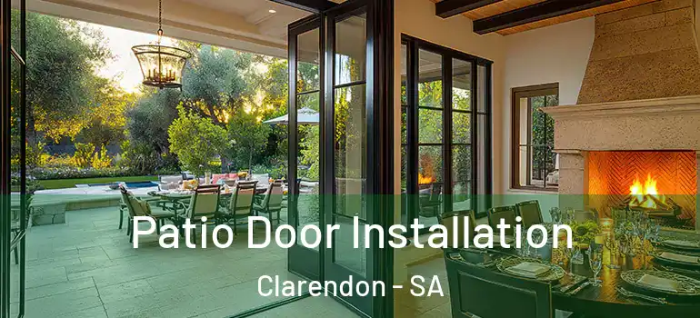 Patio Door Installation Clarendon - SA
