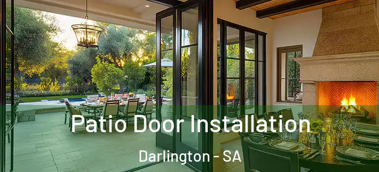 Patio Door Installation Darlington - SA