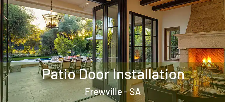 Patio Door Installation Frewville - SA
