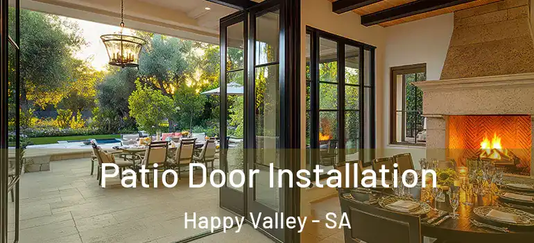 Patio Door Installation Happy Valley - SA