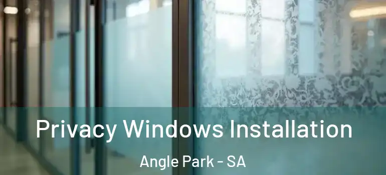 Privacy Windows Installation Angle Park - SA