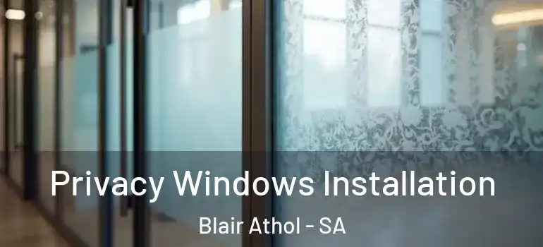 Privacy Windows Installation Blair Athol - SA