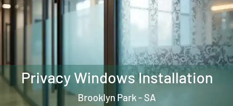 Privacy Windows Installation Brooklyn Park - SA