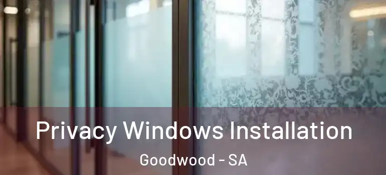  Privacy Windows Installation Goodwood - SA