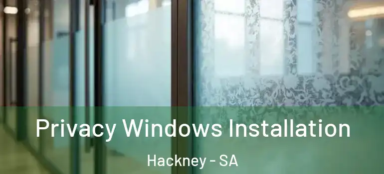 Privacy Windows Installation Hackney - SA