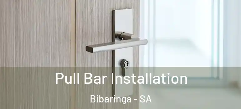 Pull Bar Installation Bibaringa - SA