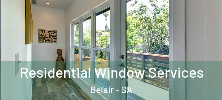 Residential Window Services Belair - SA