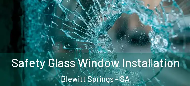 Safety Glass Window Installation Blewitt Springs - SA