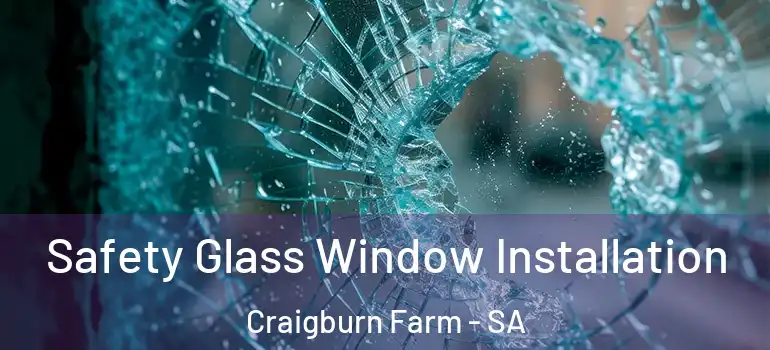 Safety Glass Window Installation Craigburn Farm - SA