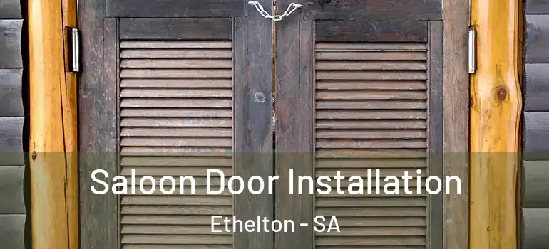 Saloon Door Installation Ethelton - SA