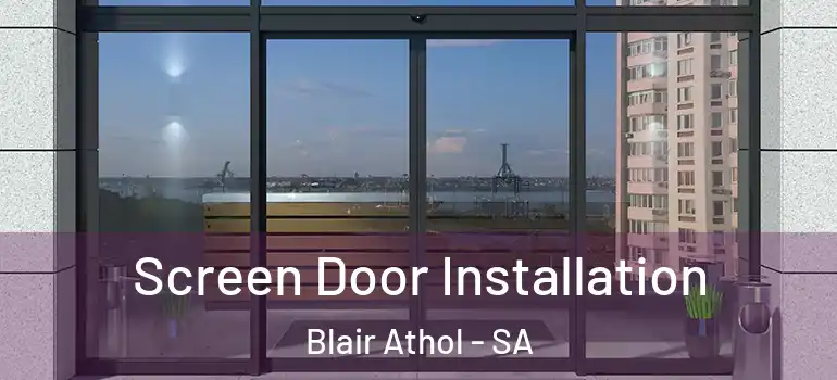 Screen Door Installation Blair Athol - SA