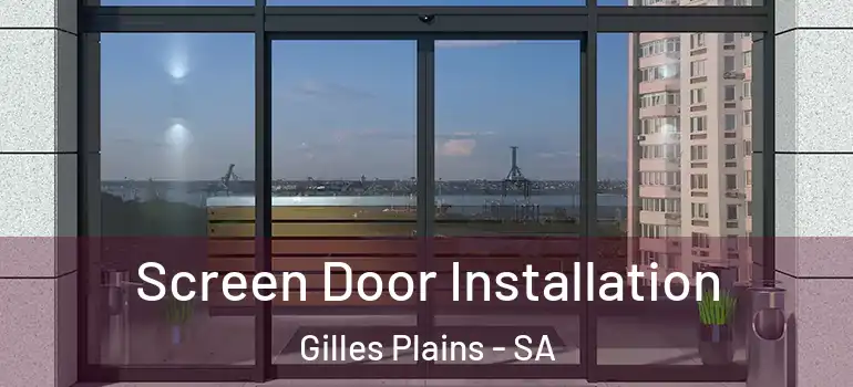 Screen Door Installation Gilles Plains - SA