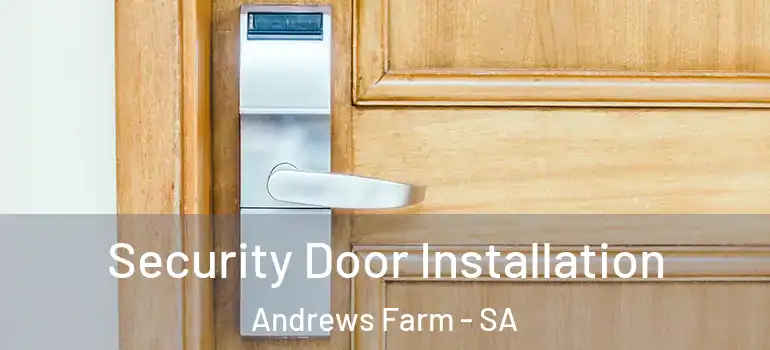 Security Door Installation Andrews Farm - SA