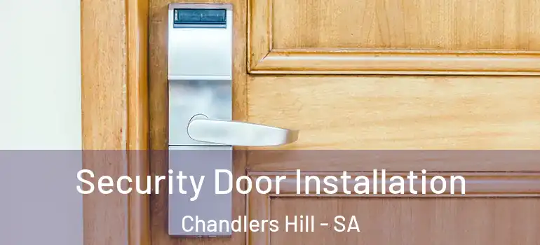 Security Door Installation Chandlers Hill - SA