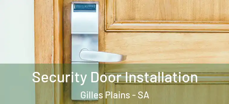 Security Door Installation Gilles Plains - SA