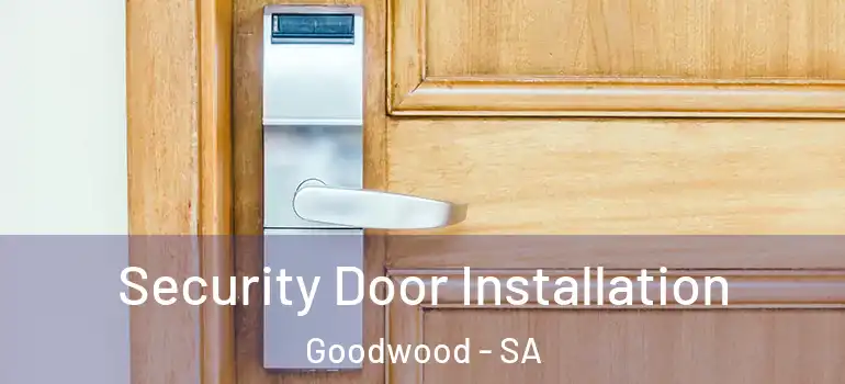 Security Door Installation Goodwood - SA