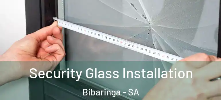 Security Glass Installation Bibaringa - SA
