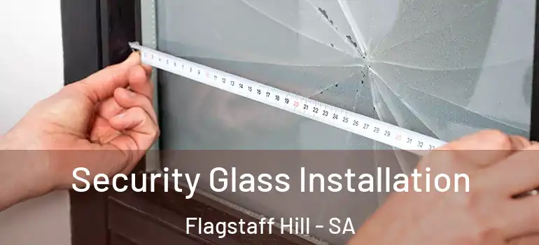 Security Glass Installation Flagstaff Hill - SA