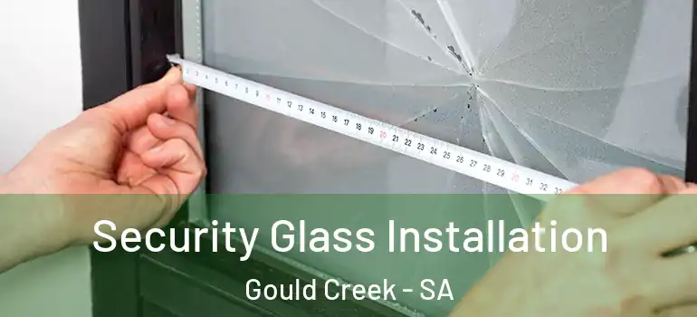 Security Glass Installation Gould Creek - SA