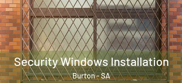  Security Windows Installation Burton - SA