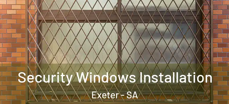 Security Windows Installation Exeter - SA