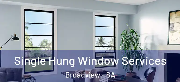 Single Hung Window Services Broadview - SA
