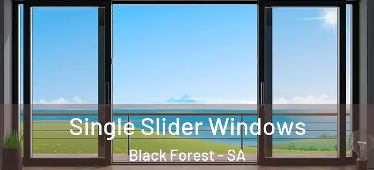Single Slider Windows Black Forest - SA