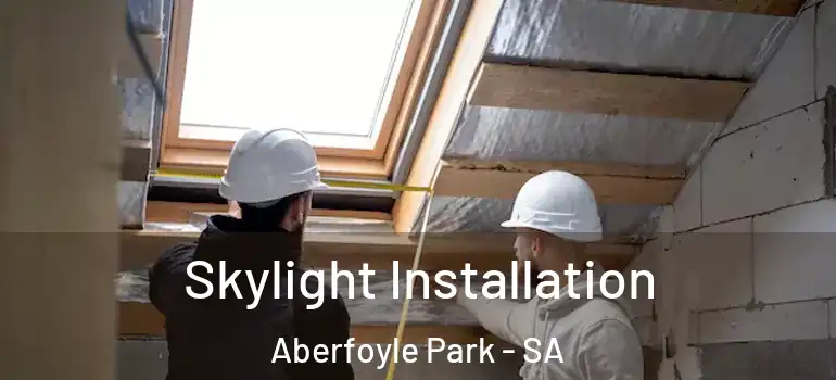 Skylight Installation Aberfoyle Park - SA