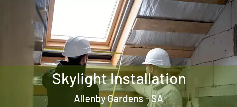 Skylight Installation Allenby Gardens - SA