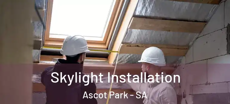 Skylight Installation Ascot Park - SA