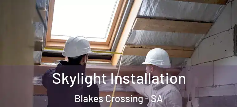 Skylight Installation Blakes Crossing - SA