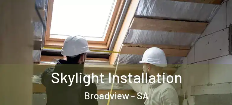 Skylight Installation Broadview - SA