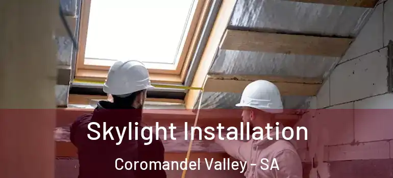 Skylight Installation Coromandel Valley - SA