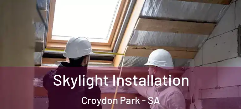 Skylight Installation Croydon Park - SA