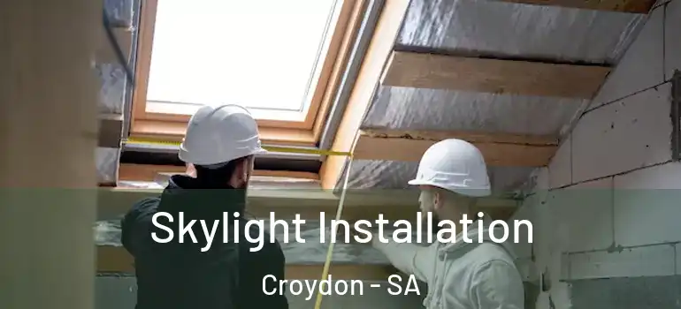 Skylight Installation Croydon - SA
