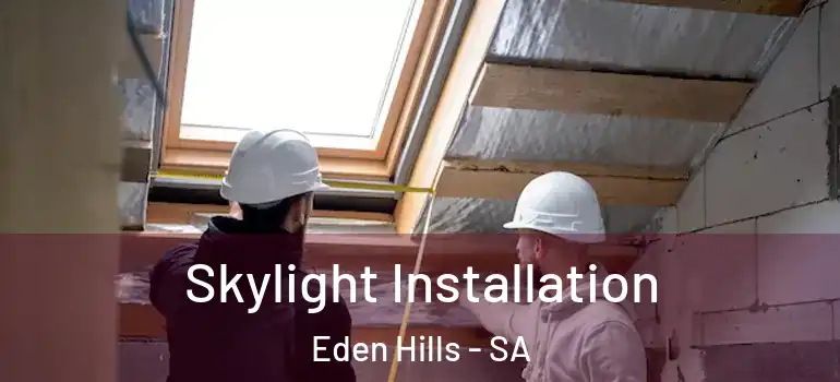 Skylight Installation Eden Hills - SA