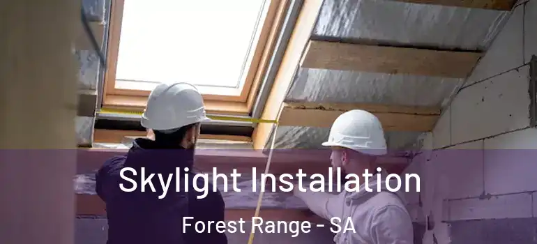 Skylight Installation Forest Range - SA