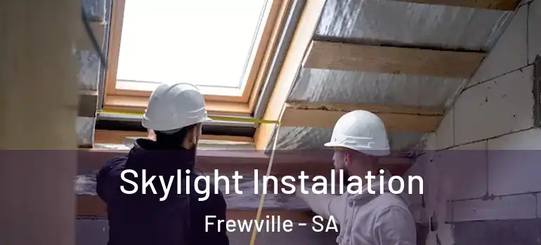 Skylight Installation Frewville - SA