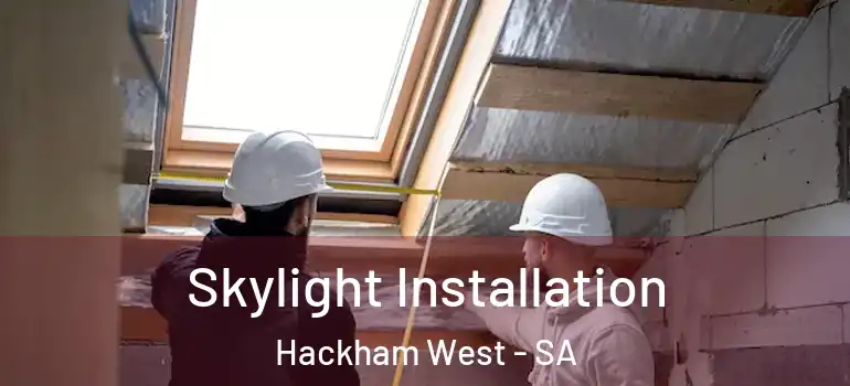 Skylight Installation Hackham West - SA
