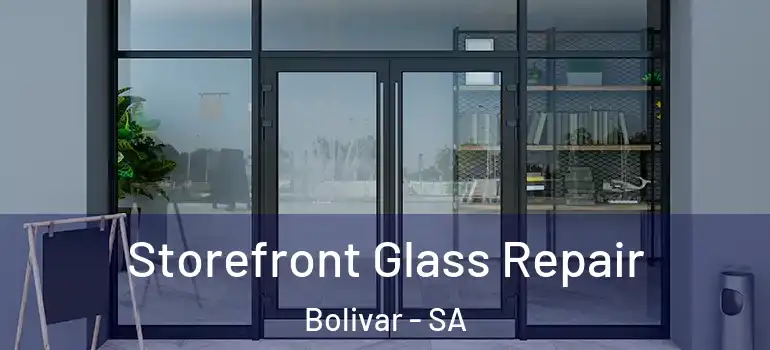 Storefront Glass Repair Bolivar - SA