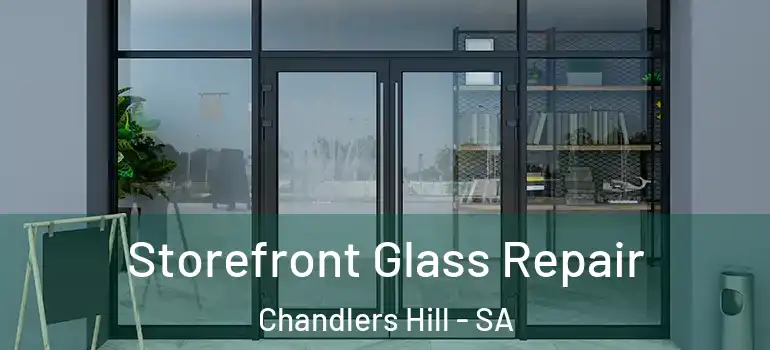 Storefront Glass Repair Chandlers Hill - SA