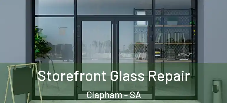Storefront Glass Repair Clapham - SA