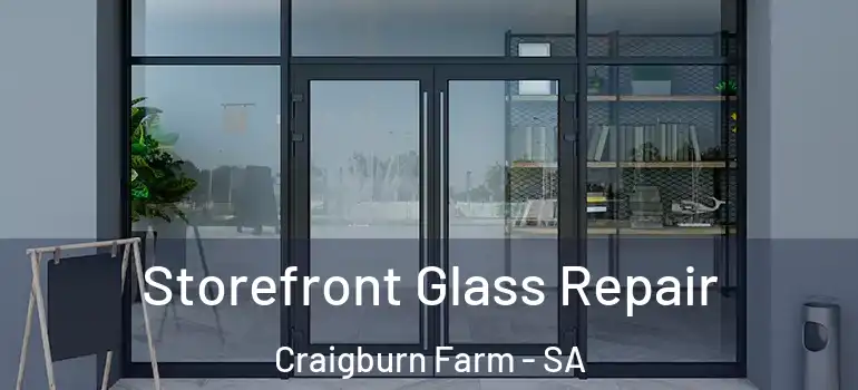 Storefront Glass Repair Craigburn Farm - SA