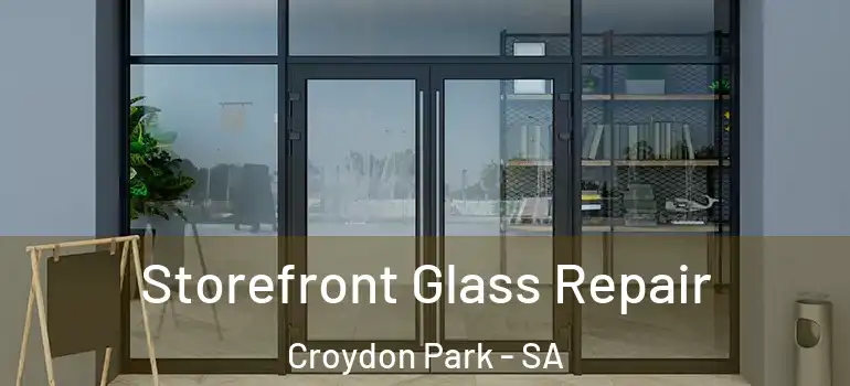 Storefront Glass Repair Croydon Park - SA